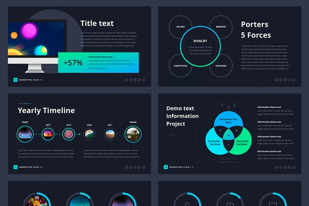 市场营销/市场规划主题Keynote演示文稿设计模板 Marketing Plan 2.0 for Keynote插图(5)