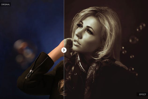 黑暗调色滤镜照片后期特效处理PS动作v2 Dark Photoshop Actions Vol. 2插图(3)