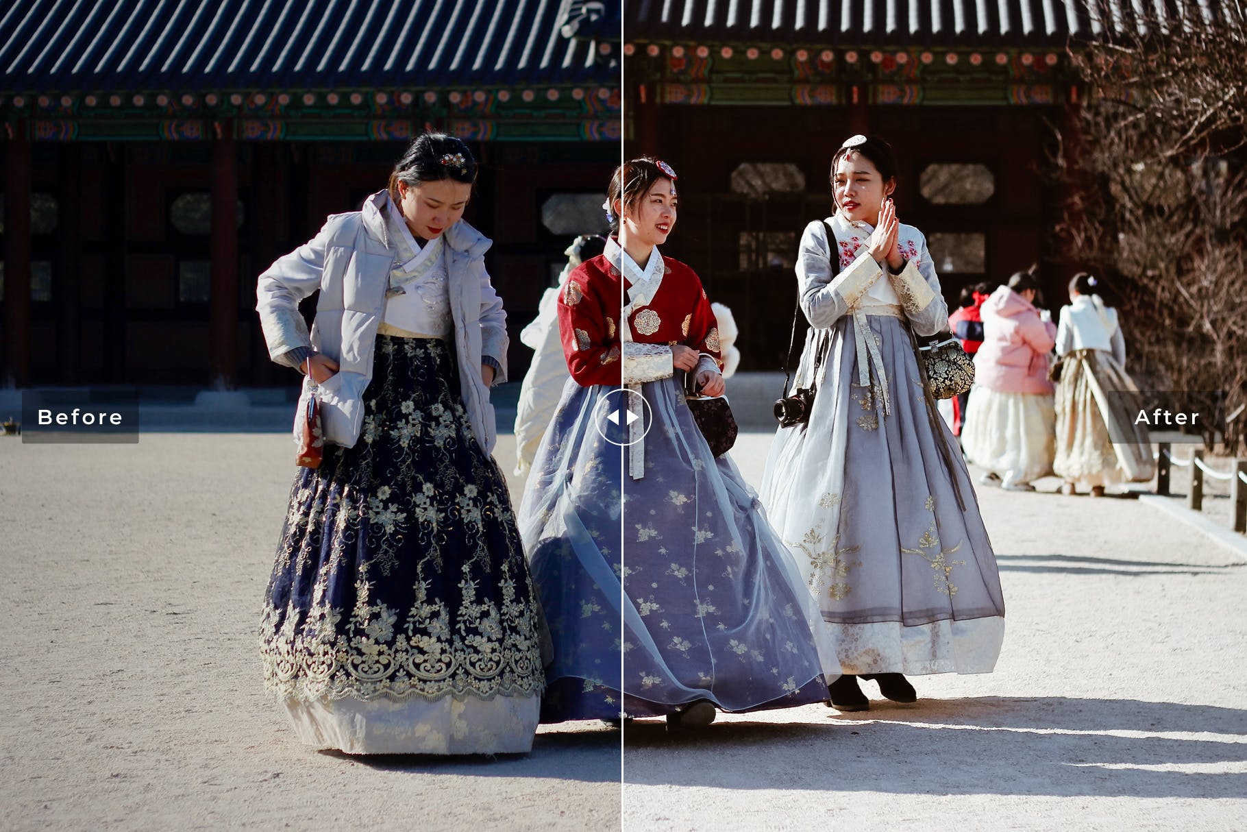 梦幻色调韩式人像摄影后期处理LR预设 Seoul Mobile & Desktop Lightroom Presets插图(2)