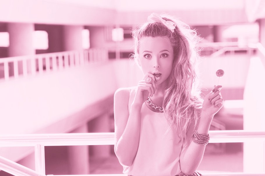 双色调照片效果PS动作 Duotone Collection Photoshop Actions插图(4)