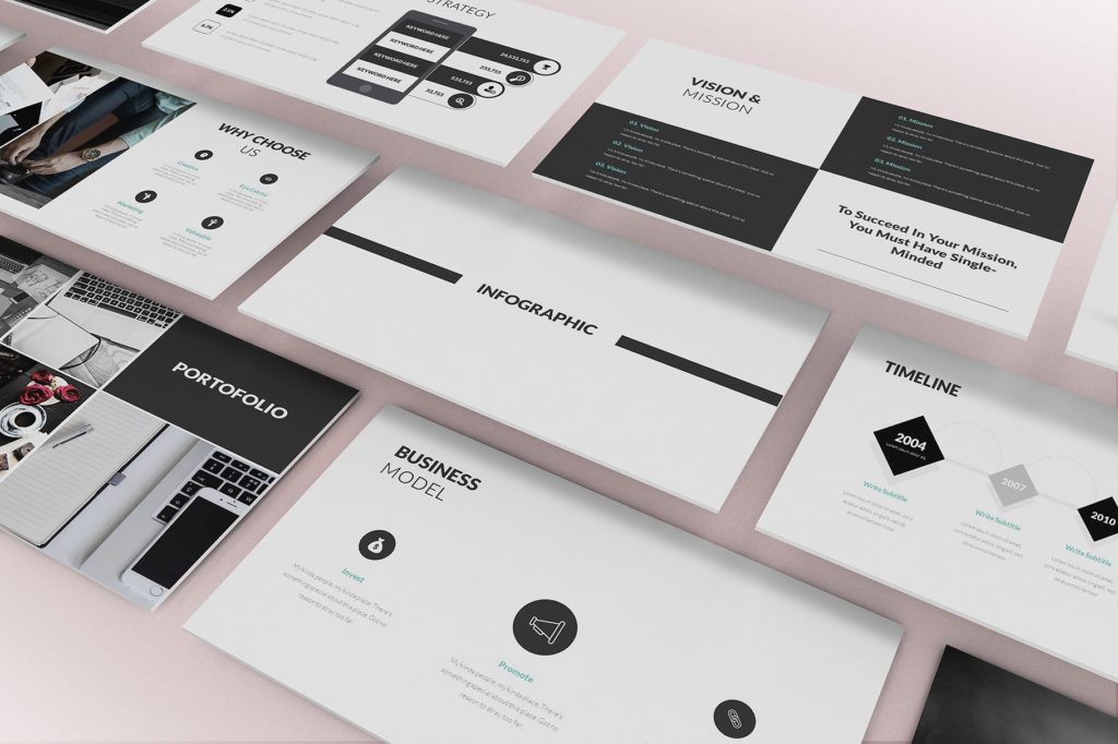 一套现代简约的企业PPT模版下载[pptx]插图(9)