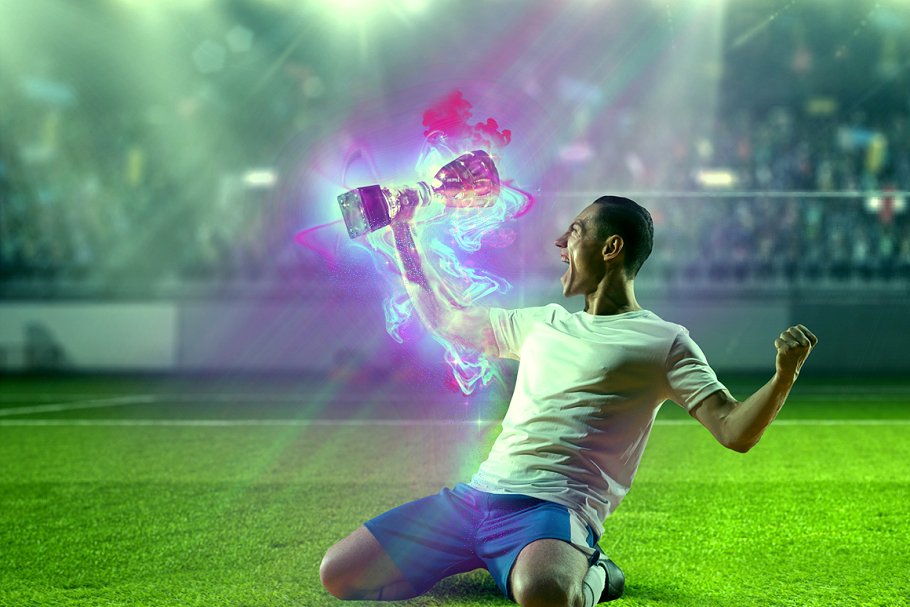 运动能量彩墨特效Photoshop动作 Energy  Photoshop Action插图(6)