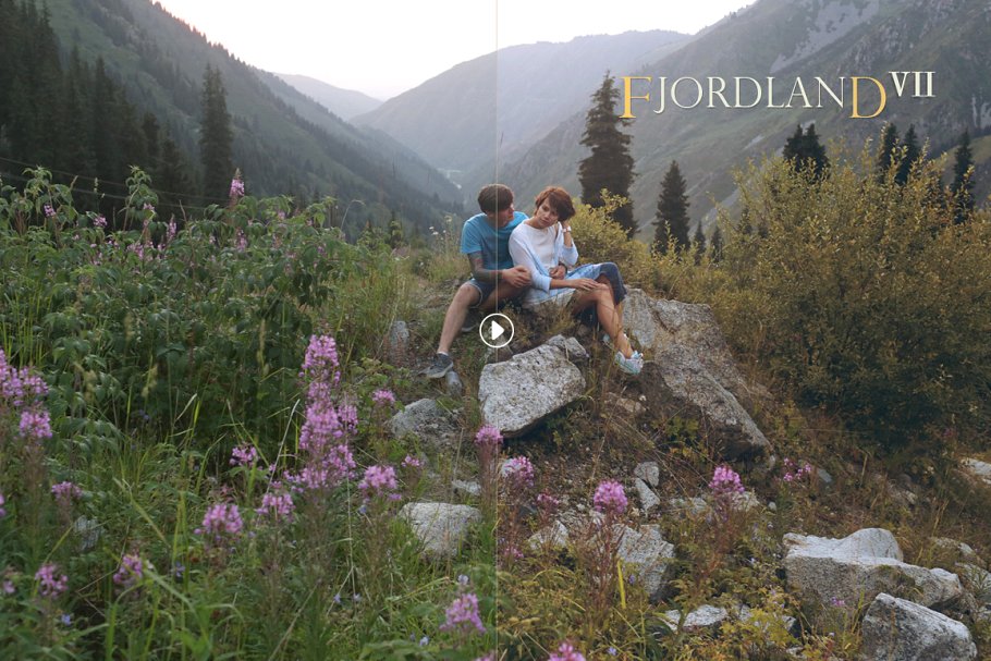 唯美户外风景调色PS动作 Fjordland Landscape PS Actions插图(7)