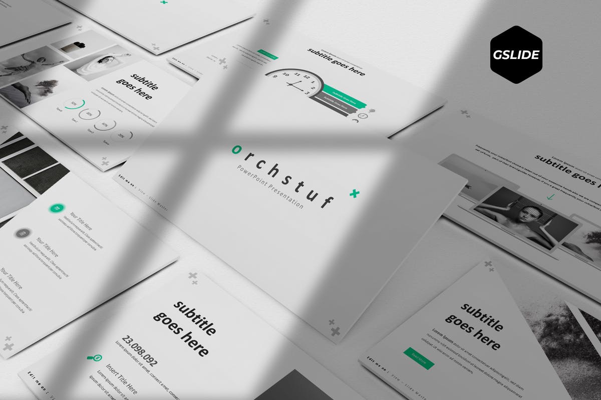 现代设计风格多功能演示业务Google Slides模板 Orch – Google Slides Template插图