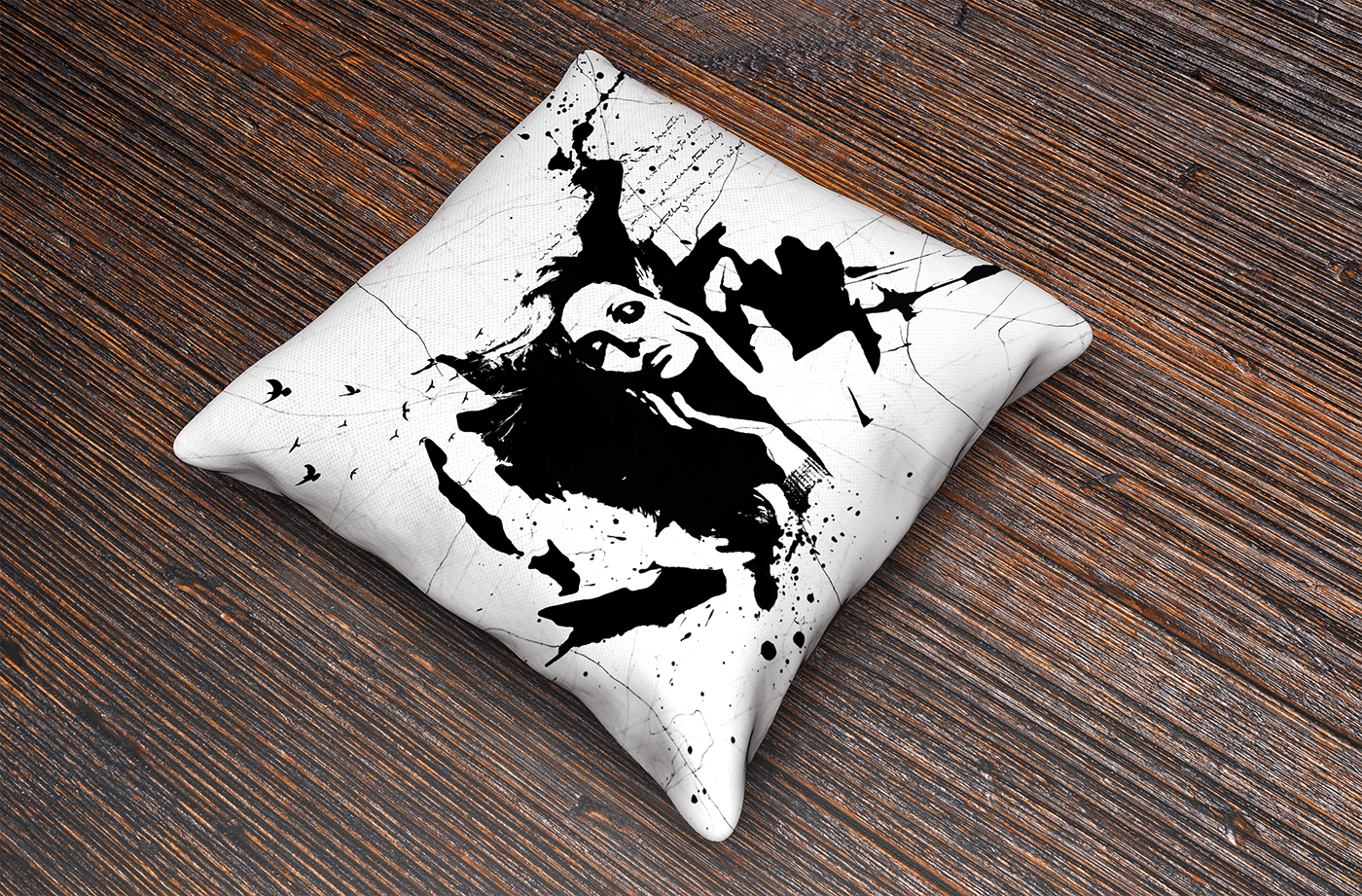 经典泼墨剪影艺术风格照片特效PS动作 Signature CS4+ Photoshop Action插图(7)