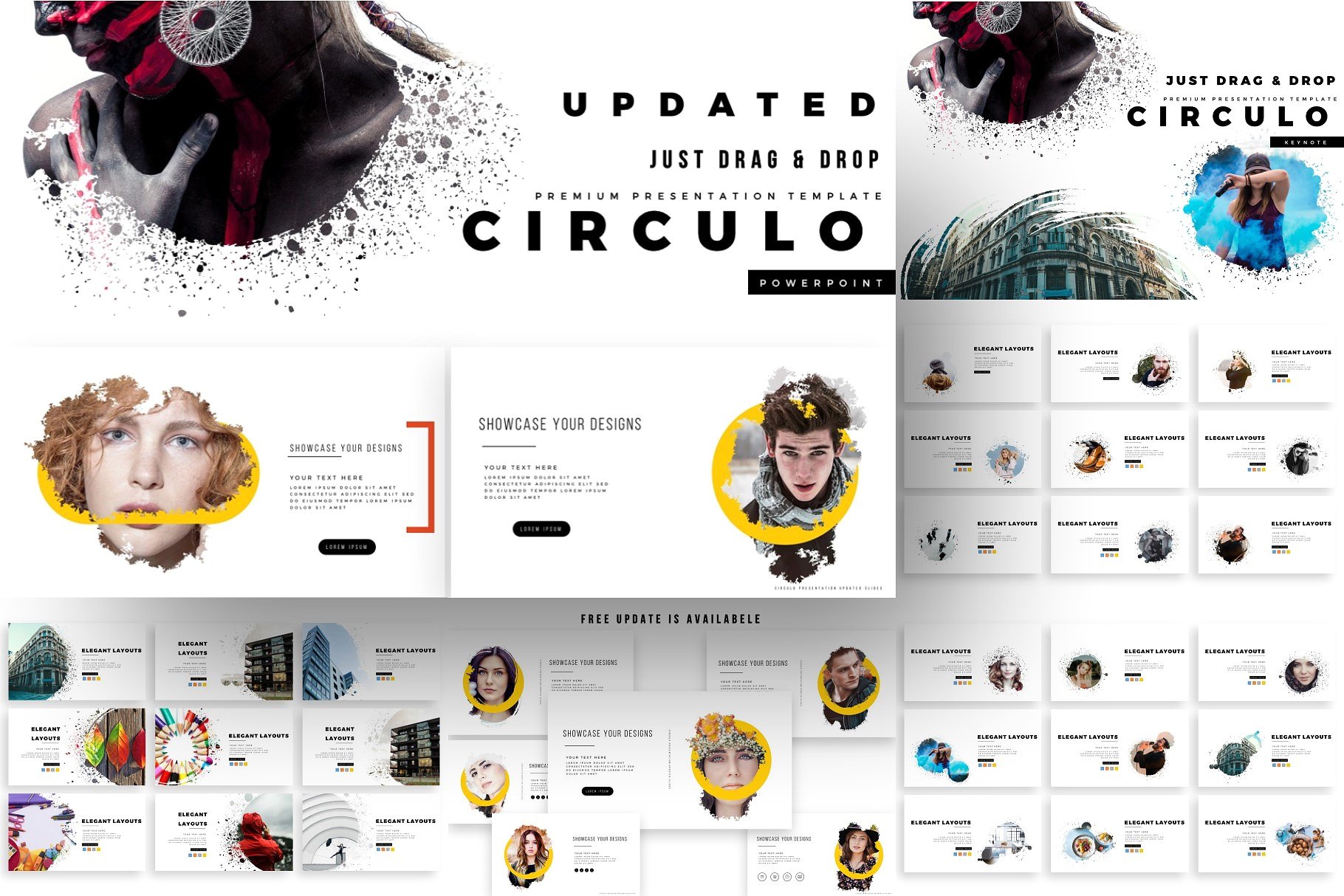 12合1创意极简的幻灯片模板合辑下载 12-IN-1 Creative PowerPoint Bundle [pptx]插图(8)