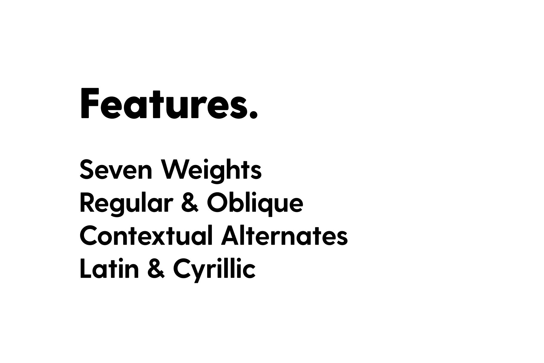 几何图形无衬线英文字体 Greycliff CF: geometric sans font插图(4)