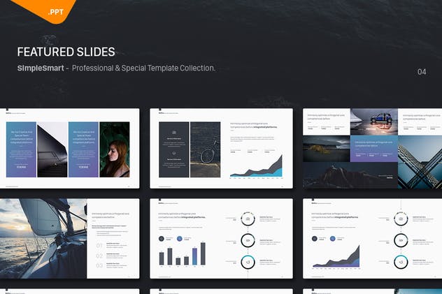多用途商务风格PPT模板 BePro Powerpoint Business Template插图(5)