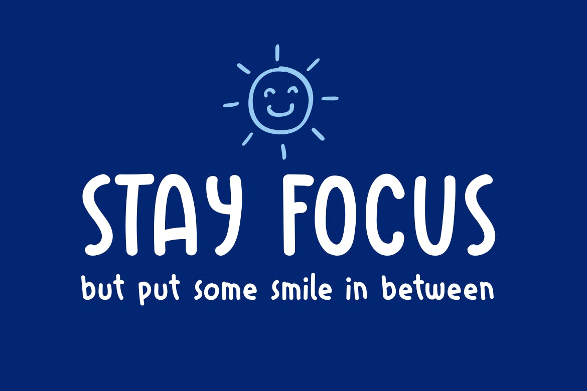 童趣可爱风格无衬线英文字体下载 Let’s Play – Fun Font插图(2)