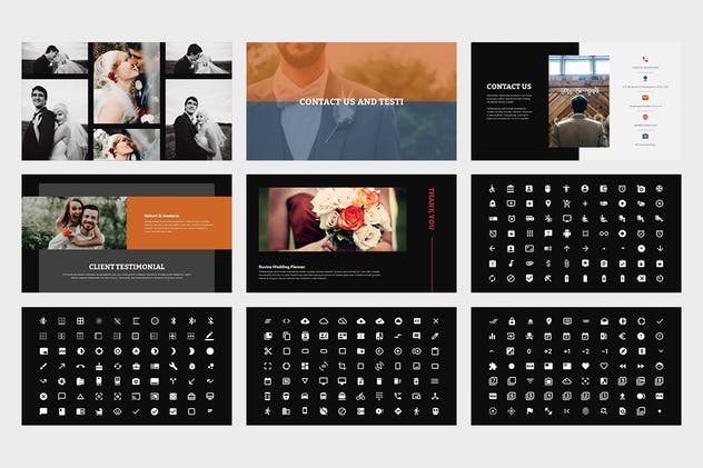 浪漫婚礼庆典策划Google Slides幻灯片模板 Ruvina : Wedding Ceremony Planner Google Slides插图(12)