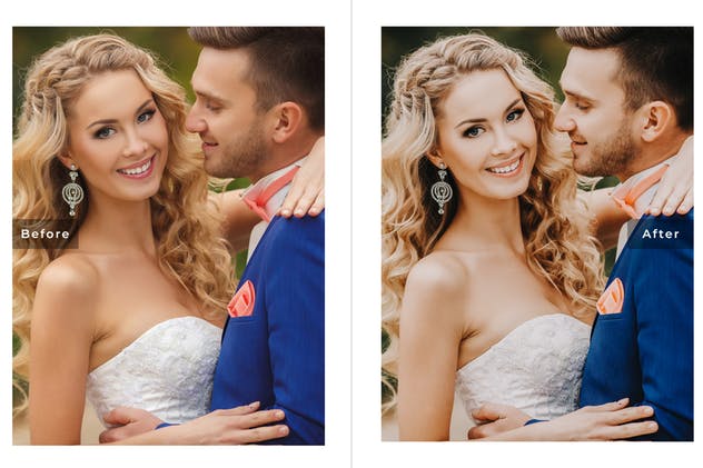 影楼专业婚纱摄影调色滤镜LR预设 Love Story Mobile Lightroom Presets插图(2)