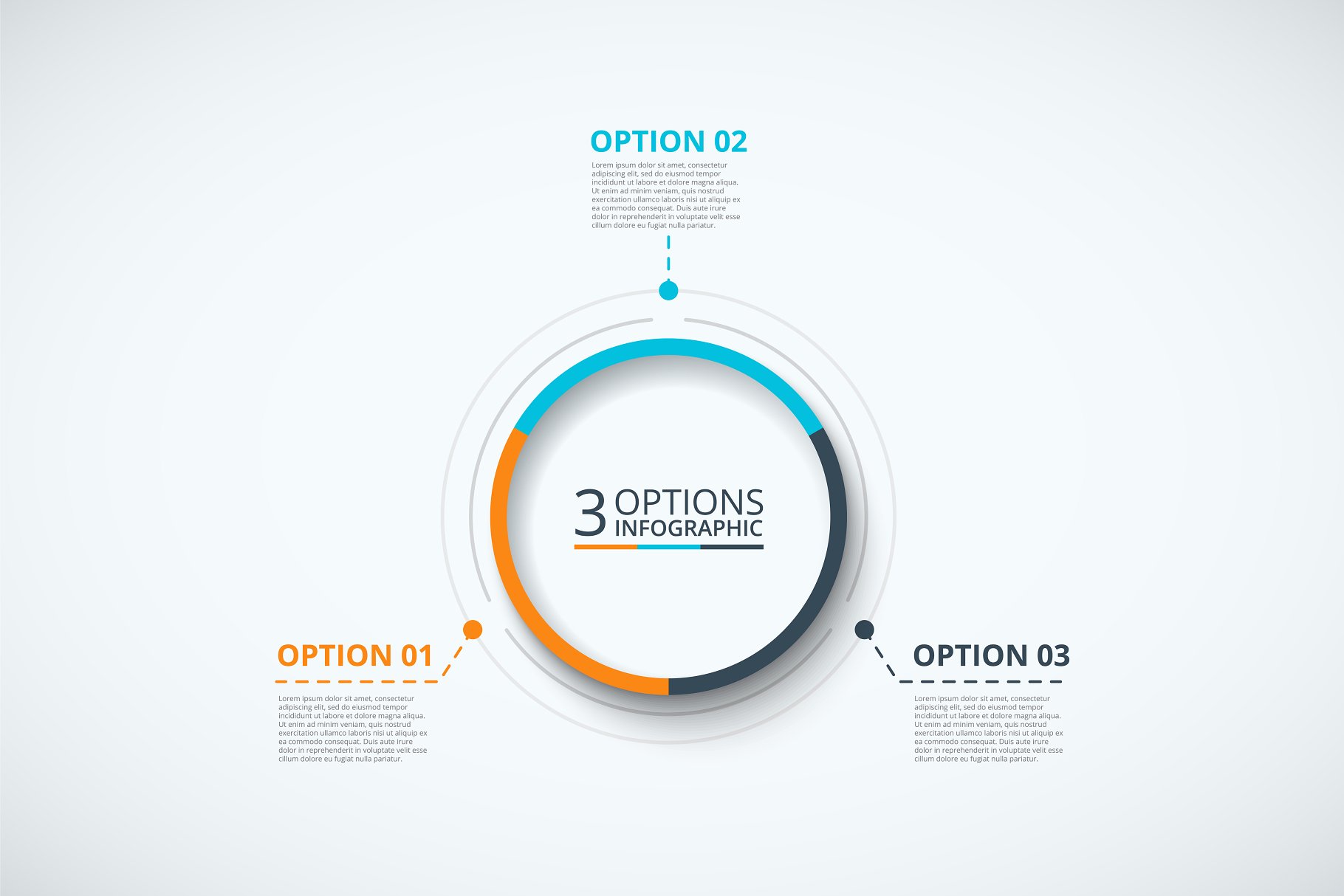 信息图表PPT素材 Infographics template set v.24插图(2)