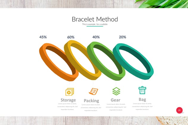 信息图表设计类型PPT幻灯片设计模板 Angus Powerpoint插图(4)