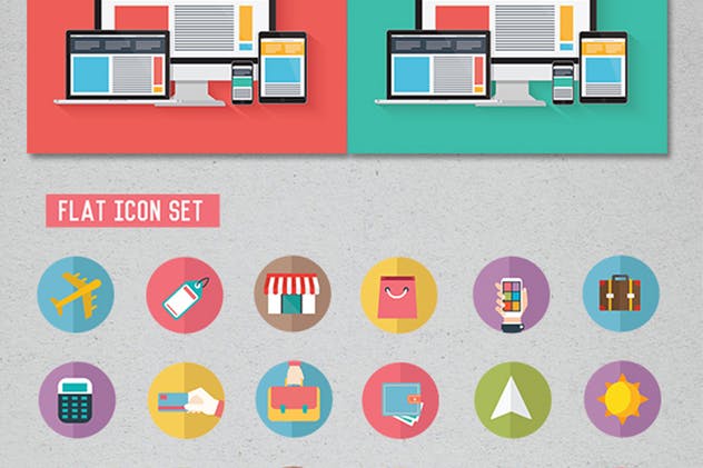 17页商业数据信息图表设计素材 Business Infographics 17 Pages Design插图(9)