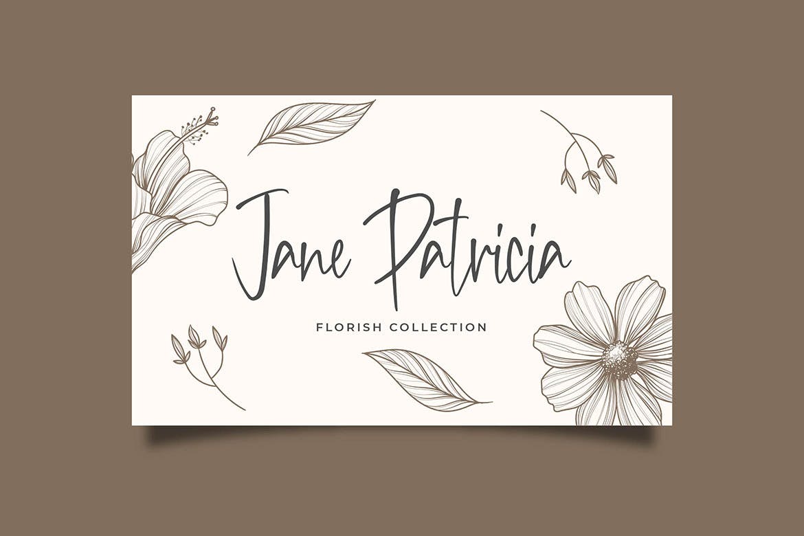 性感时尚英文签名字体素材库精选 Bestanio – Sexy Signature Font插图(3)