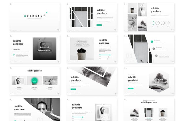 现代设计风格多功能演示业务Google Slides模板 Orch – Google Slides Template插图(1)
