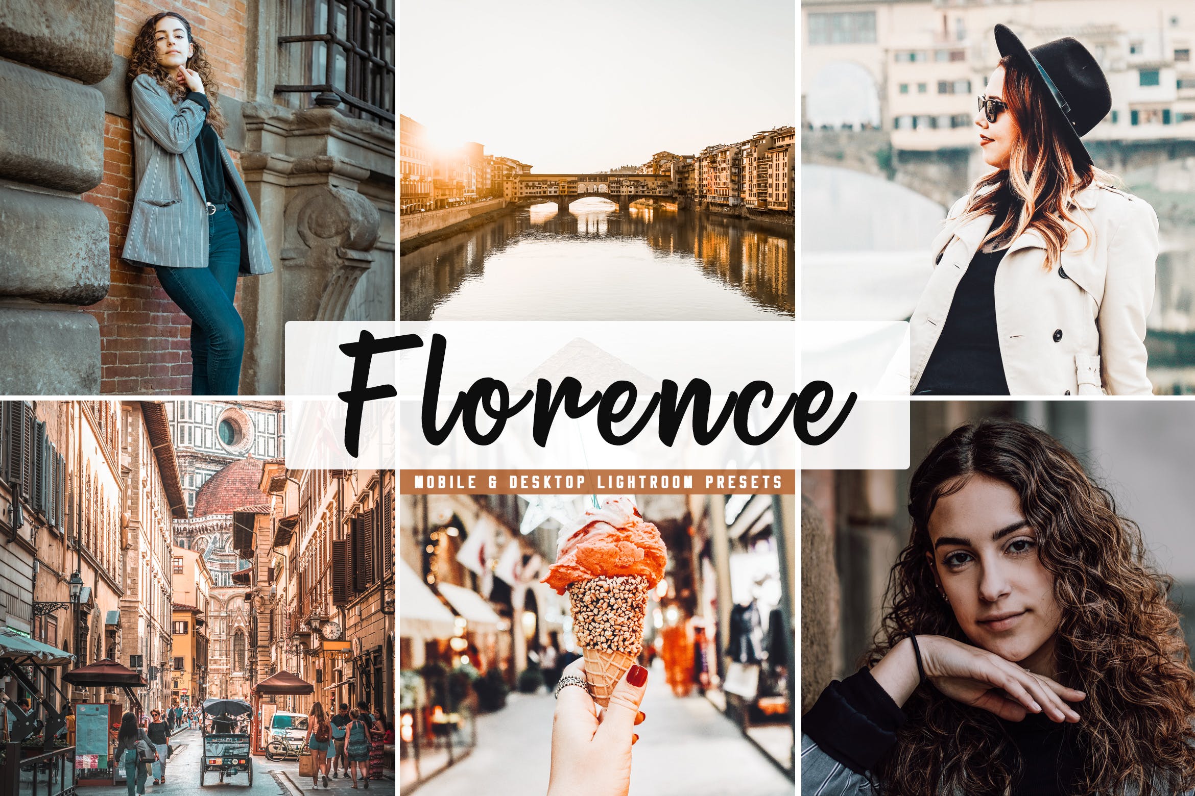 摄影大师级照片后期调色素材库精选LR预设下载 Florence Mobile & Desktop Lightroom Presets插图