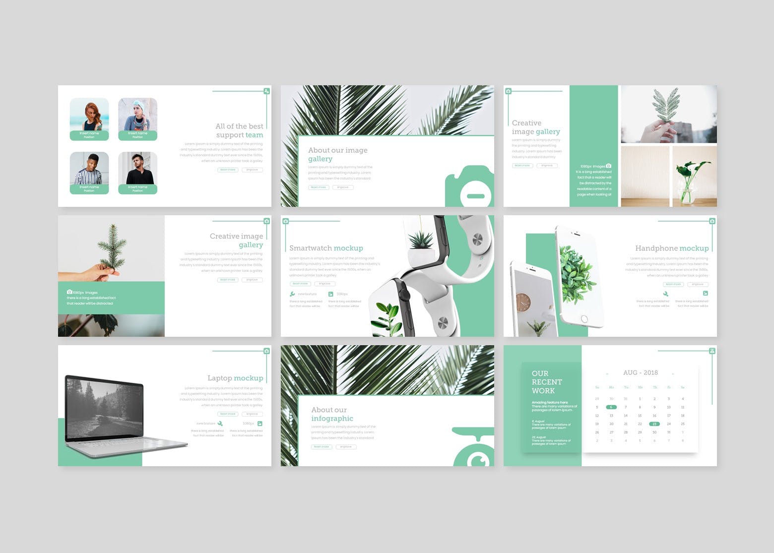 高端数码产品开发企业简介谷歌幻灯片模板 Monoco – Google Slides Template插图(3)