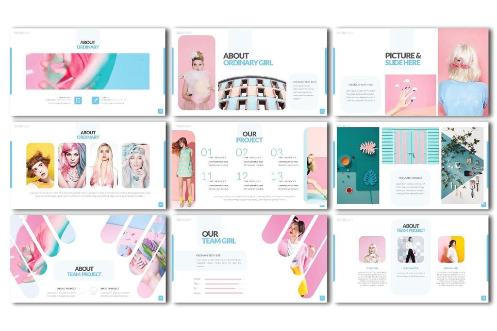 马卡龙甜美色系PPT模版下载[key]插图(4)