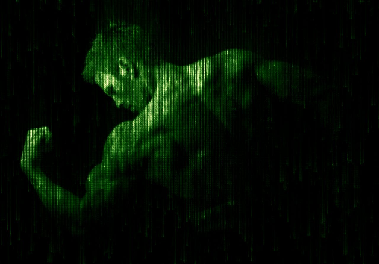 数字矩阵黑客帝国效果照片后期处理PS动作 Matrix Code CS3+ Photoshop Action插图(6)