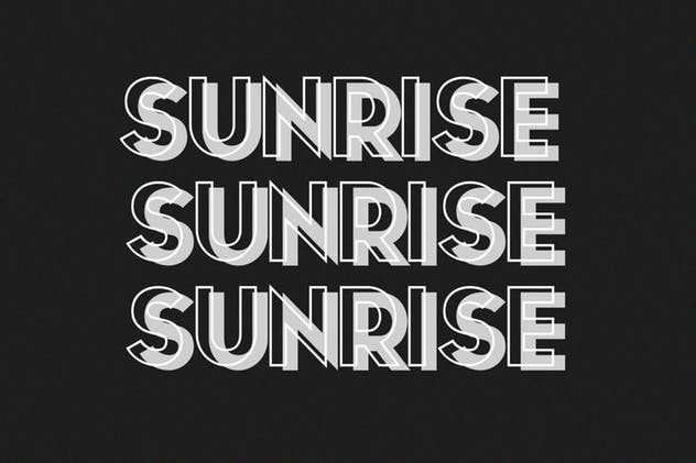 现代，时尚和优雅无衬线英文字体 San Marino // Four Font Files插图(3)