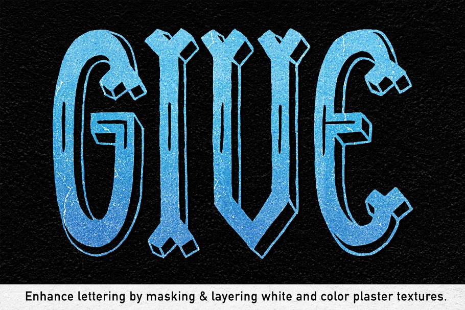 25款白墙石膏刷效果PS笔刷 WhiteWalls — 25 Plaster Brushes插图(3)