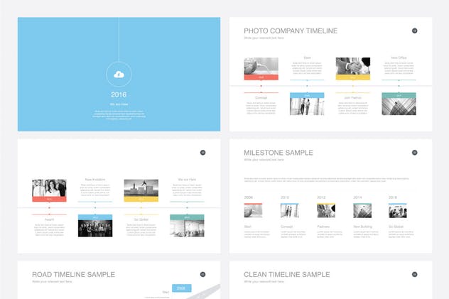 极简多用途企业PPT模板Vol.6 Multipurpose Powerpoint Template V.06插图(3)