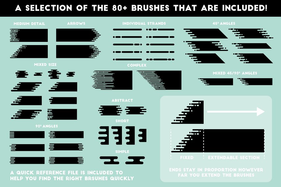 液体艺术风格AI笔刷 Liquid Style Brushes插图(7)