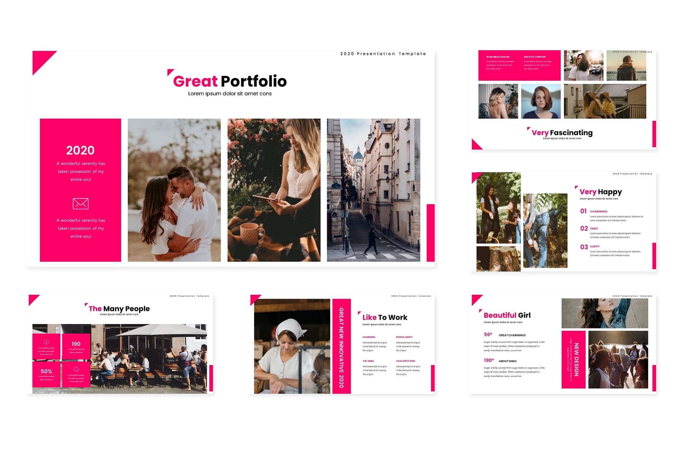 妇女/家庭/女性团队主题素材库精选Keynote模板设计模板 Charmings – Keynote Template插图(3)