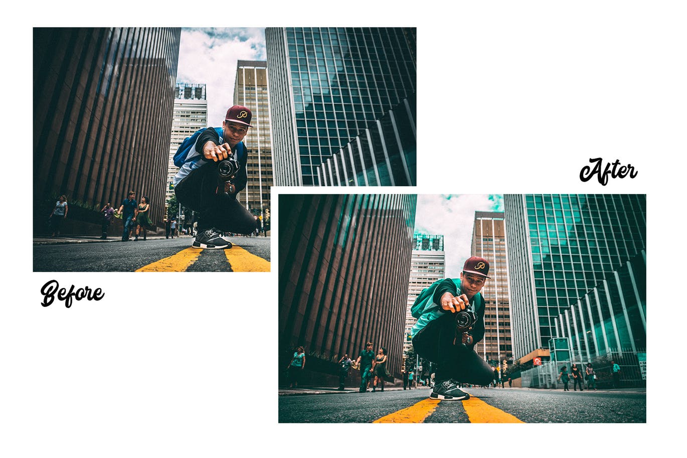 橙色&蓝绿色色调LR照片调色预设v3 Orange & Teal Lightroom Presets Vol. 3插图(3)