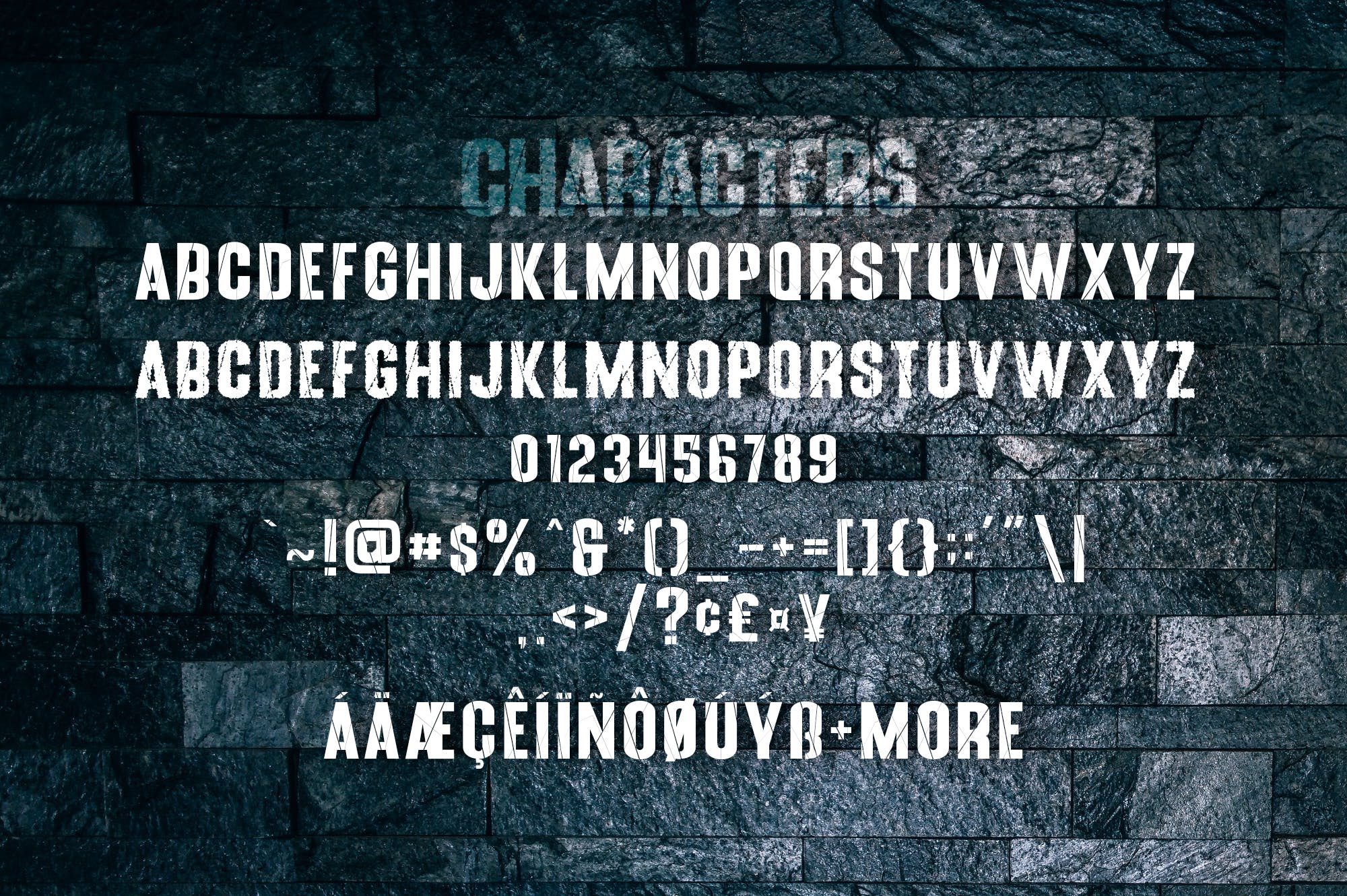 英文粗体无衬线装饰设计字体下载 Labor Power插图(5)