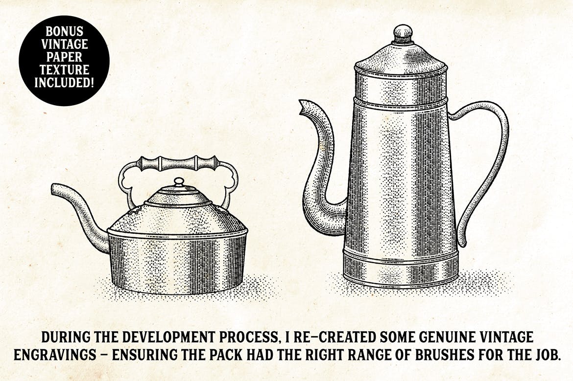 雕刻画设计AI笔刷下载 The Master Engraver – Brushes插图(7)