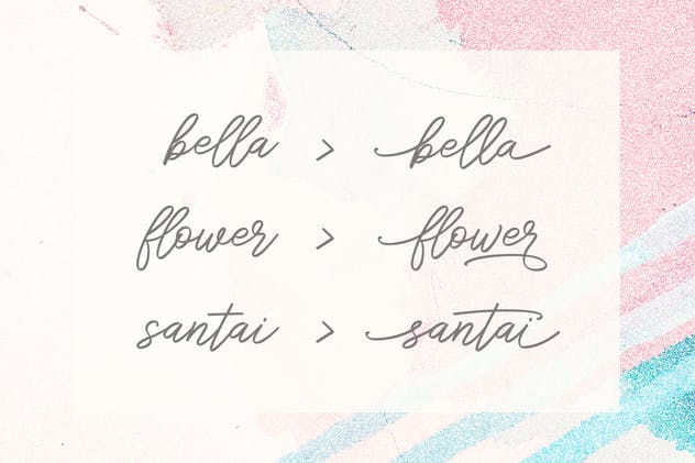 连字花式英文手写字体 Sengkaling Script插图(7)