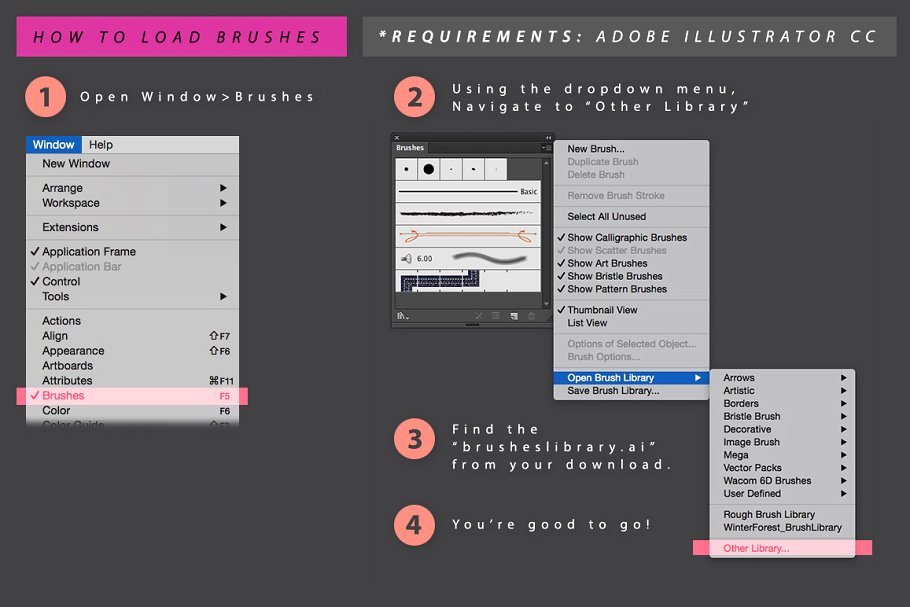 彩绘派对画笔AI笔刷 Confetti Party Illustrator Brushes插图(4)