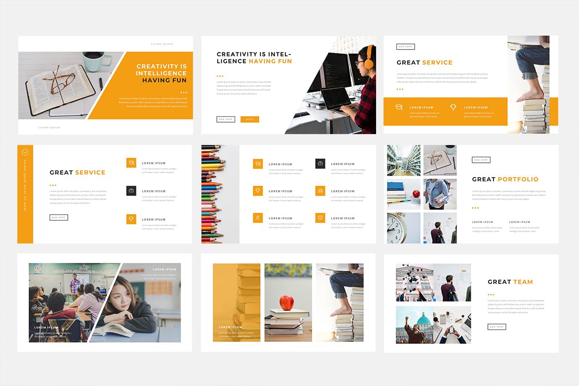 教育培训主题Keynote演示文稿模板 iEdu – Education Keynote Presentation Template插图(2)