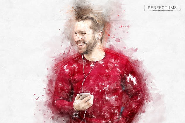 水彩插画大师PS动作 Perfectum 3 – Watercolor Master Photoshop Action插图(7)