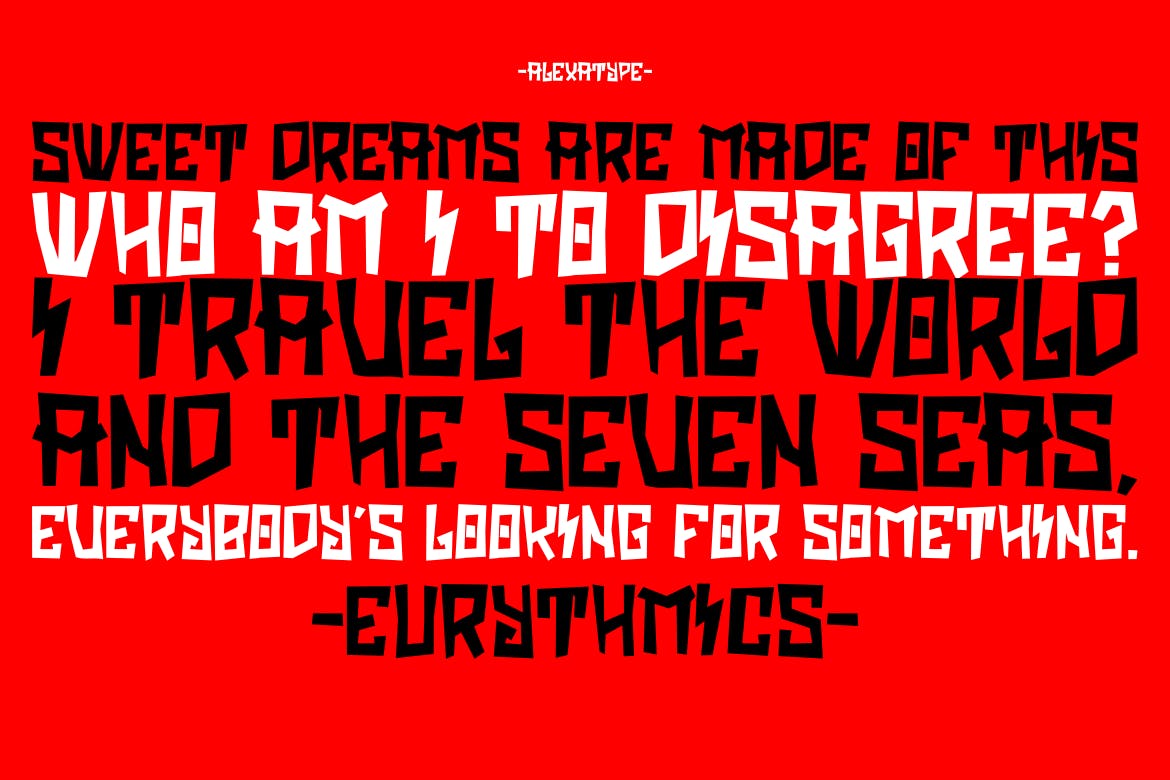 一款活力四射的英文粗体无衬线字体 Critrace – Energetic Display Font插图(3)