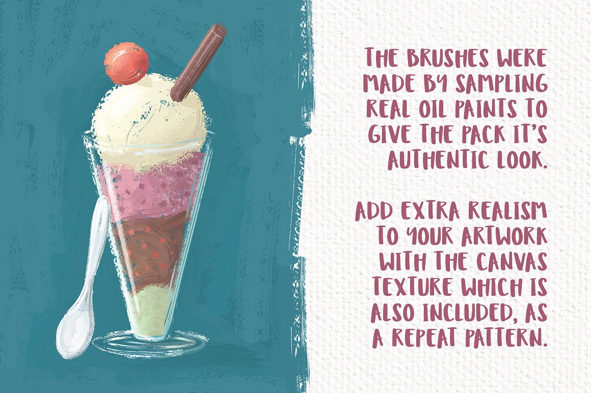 令人惊叹的油画AI笔刷 Outstanding Oil Paint Brushes插图(1)