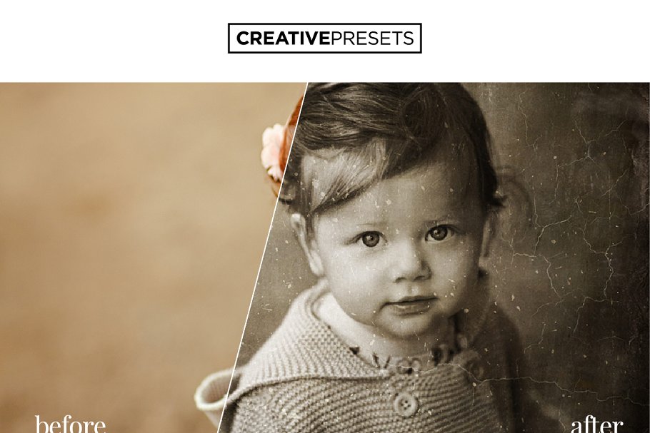 20种复古黑白老照片效果Lightroom预设 Wet Plate Lightroom Presets+Overlay插图(8)