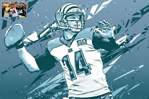 复古漫画素描艺术效果Photoshop动作 Illustrator – Vector Art Photoshop Action插图(3)