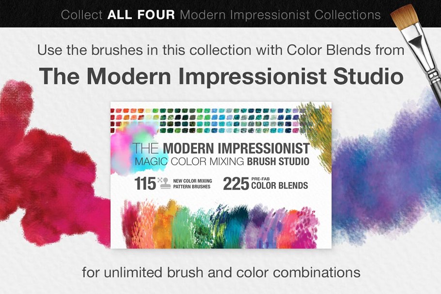 浪漫英式花园色彩颜色PS笔刷 Romantic English Garden PS Brushes插图(7)