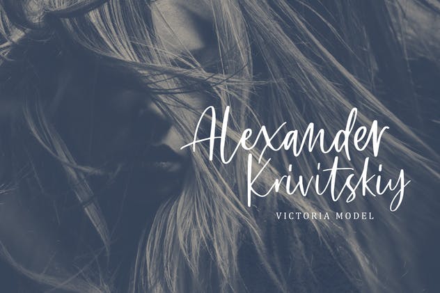 现代可爱英文书法字体下载 Sharon Baker – Modern Script插图(5)