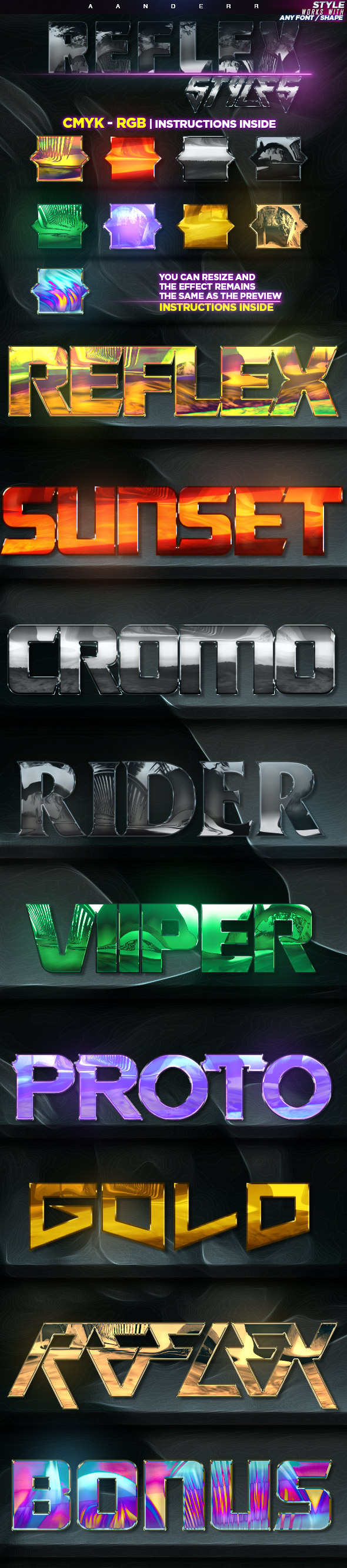 震撼+屌炸天的PS图层样式合集[PSD,868MB]插图(2)