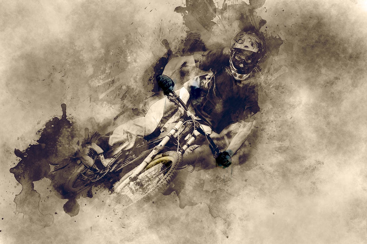 照片转大气复古水彩效果PS动作 Antiq Watercolor CS3+ Photoshop Action插图(5)