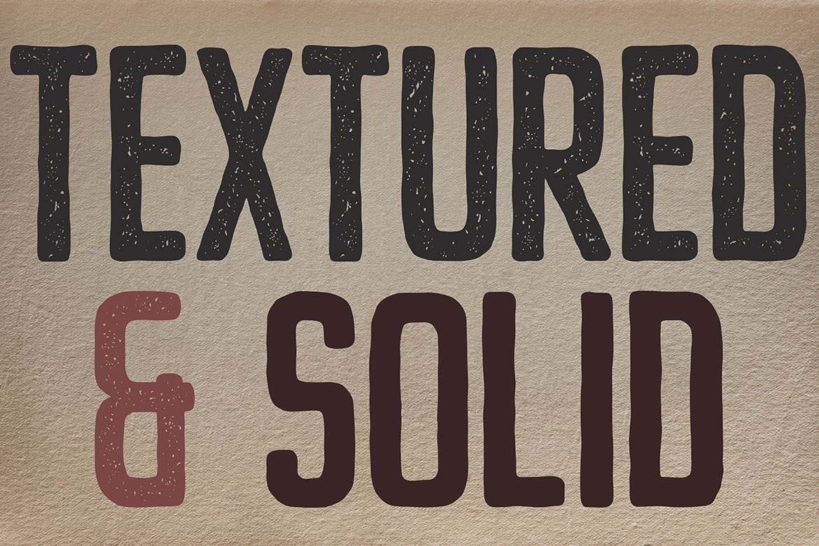 凸版印刷复古风格无衬线英文字体 Imprimo Letterpress Font插图(3)