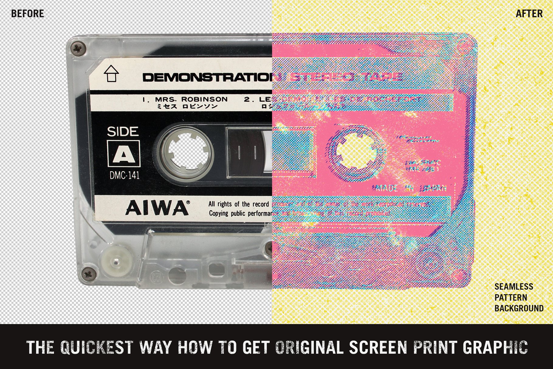 复古影印打印风格图层样式 Misprinter for Adobe Photoshop插图(3)