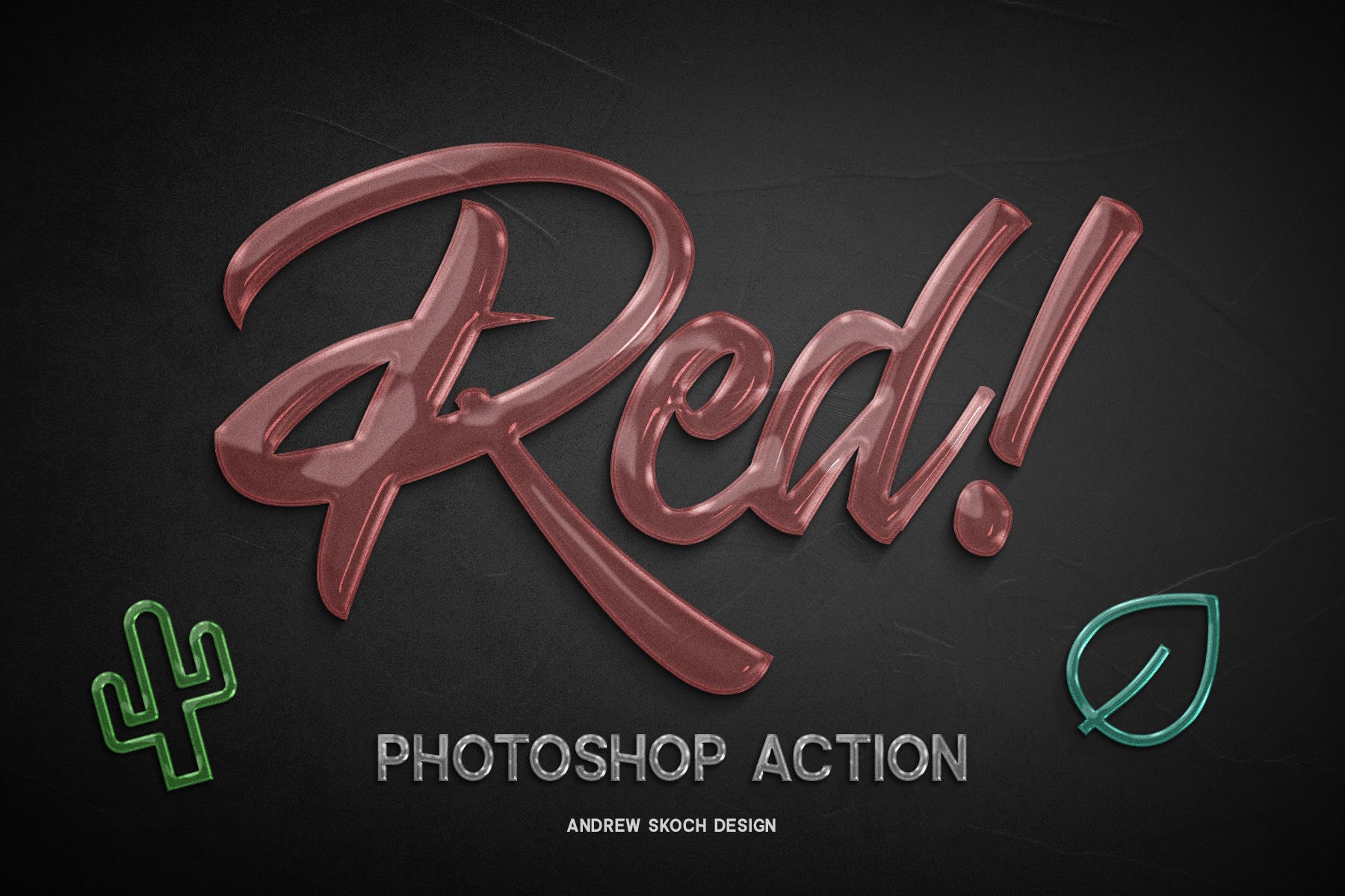 一键生成创意玻璃文字素材库精选PS动作 Glass Photoshop Action插图(12)