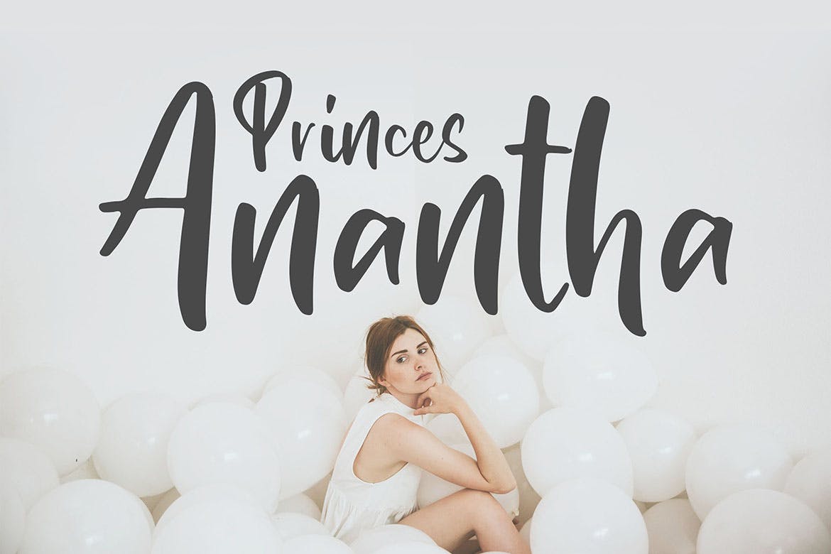 签名/品牌设计适用的英文书法字体 Santhany – Handwritten Typeface插图(1)