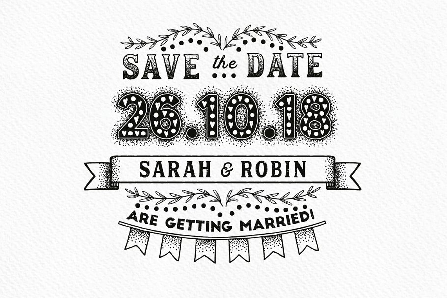 签字笔绘画装饰设计工具包 Fineliner Type Decorator’s Tool Kit插图(4)