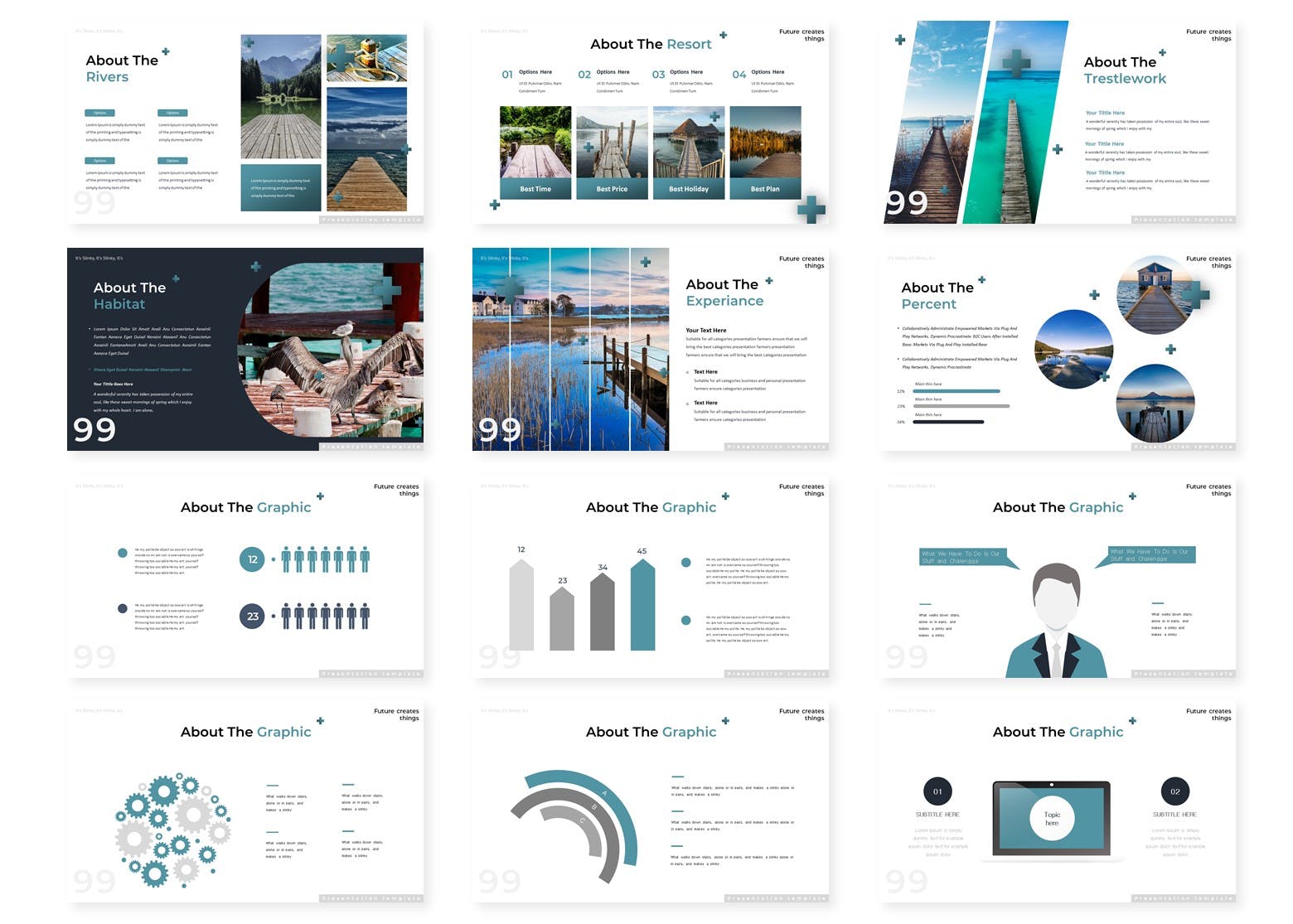 企业公司规划发展计划书PPT幻灯片模板 Destine – Powerpoint Template插图(2)